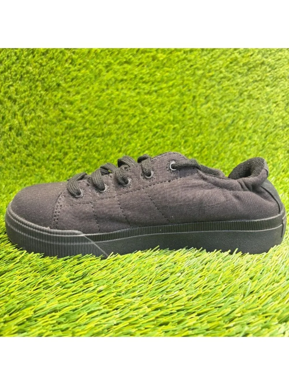 Roxy Rae Womens Size 7.5 Triple Black Composite Toe Safety Lace Up Work Shoes